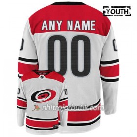 Barn Ishockey Carolina Hurricanes Tröja med eget tryck  Adidas Vit Authentic